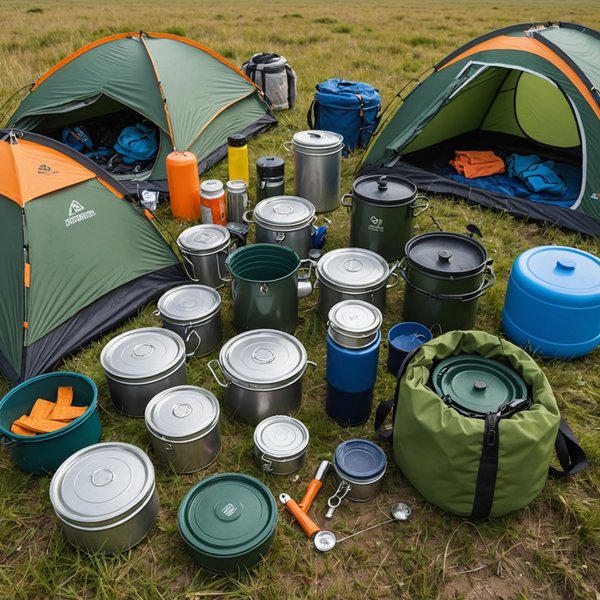 Quels sont les équipements essentiels pour un camping en région de steppe en été?