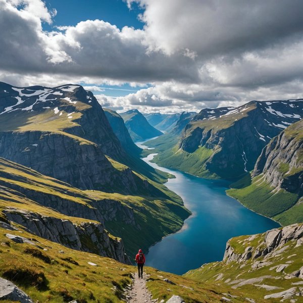Quels sont les meilleurs endroits pour une randonnée en haute montagne en Norvège?