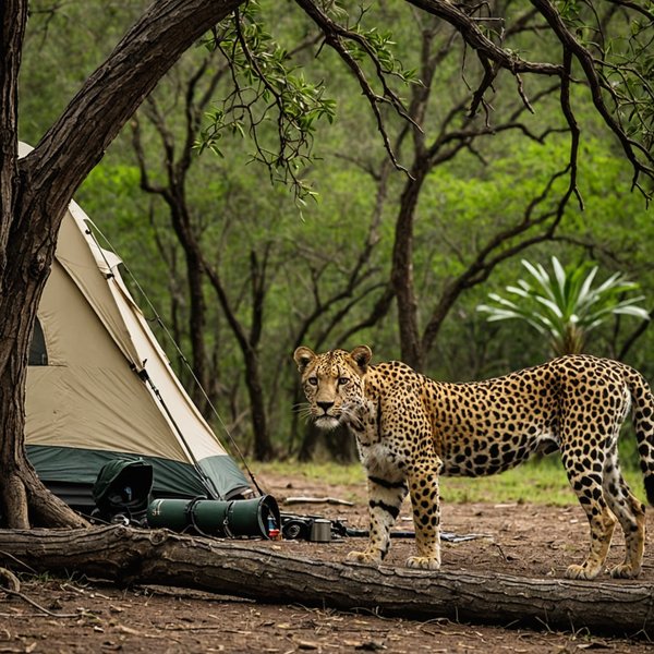 Quels sont les meilleurs conseils pour camper en région de savane avec observation des prédateurs?