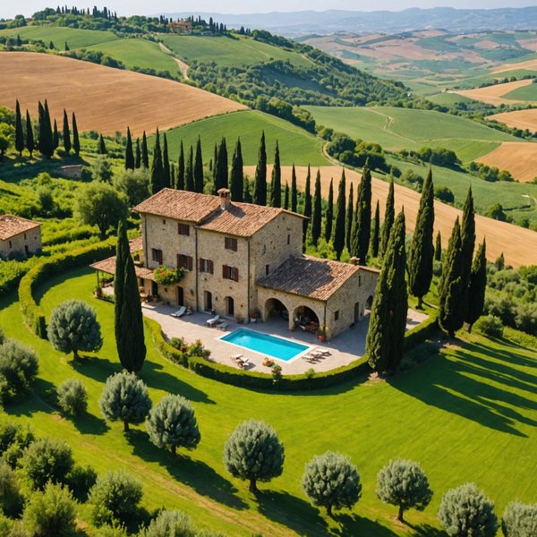 Quels sont les avantages de louer une maison de vacances en Toscane avec des cours de cuisine et des visites d'oliveraies?